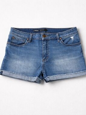 50% off~See Thru Soul Light Blue High-Rise Denim Shorts Size 30